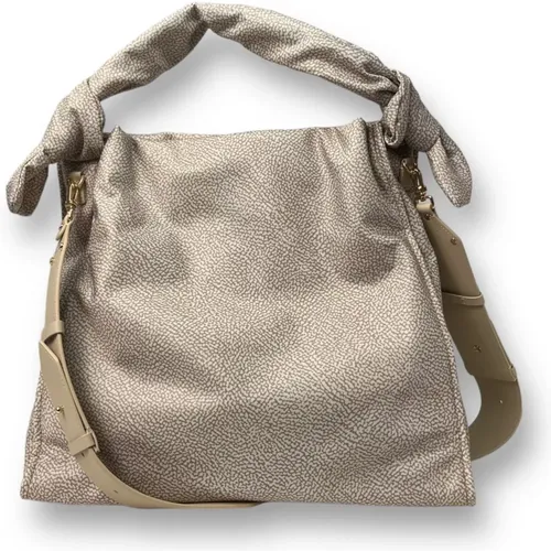 Large Hobo Shoulder Bag , female, Sizes: ONE SIZE - Borbonese - Modalova