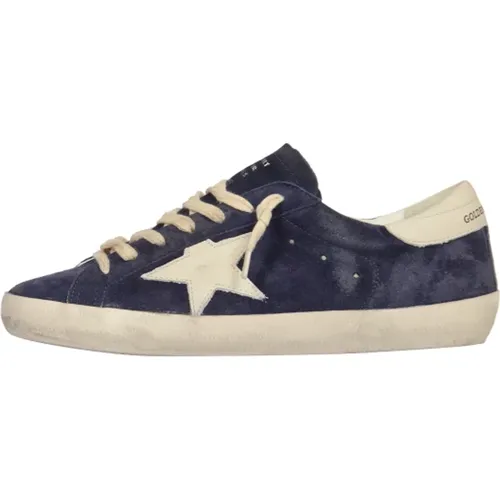Suede Super Star Sneakers , male, Sizes: 6 UK, 7 UK - Golden Goose - Modalova