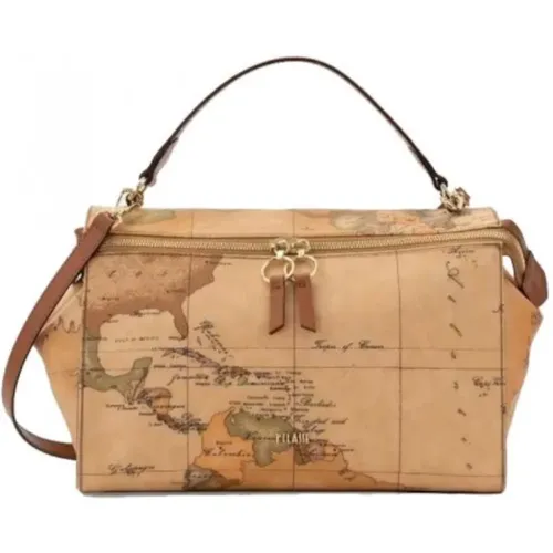 Women Handbag with Geo Clic Print , female, Sizes: ONE SIZE - Alviero Martini 1a Classe - Modalova