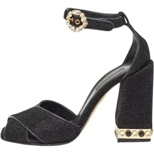 Pre-owned Fabric heels , female, Sizes: 4 UK - Dolce & Gabbana Pre-owned - Modalova