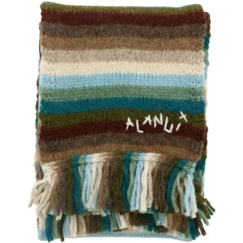 Luxurious Designer Wool Blend Scarf , female, Sizes: ONE SIZE - Alanui - Modalova