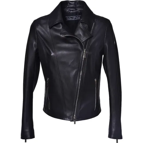 Jacket in nappa leather - Baldinini - Modalova