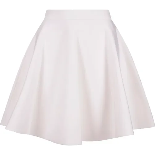 Flared Skirt Ribbed Waistband , female, Sizes: M, S, L - alexander mcqueen - Modalova