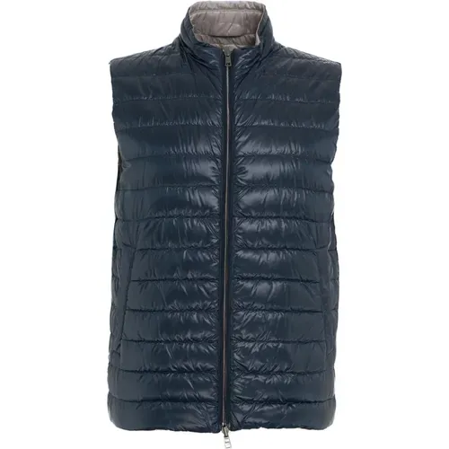 Quilted Down Vest , male, Sizes: 3XL, M, L, XL - Herno - Modalova