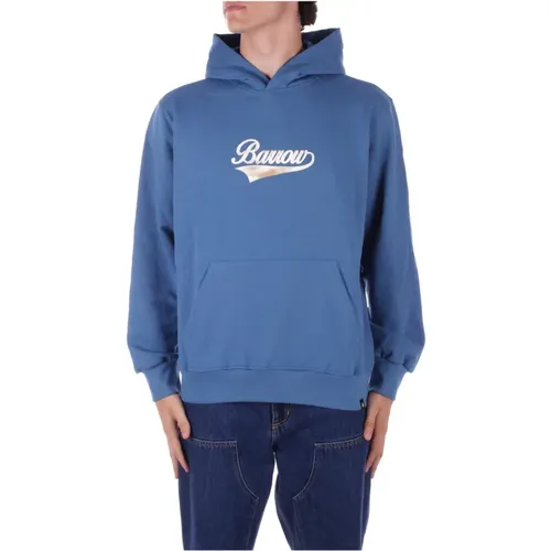 Logo Hoodie mit einzigartiger Tasche,Hoodie mit Logo-Print - BARROW - Modalova