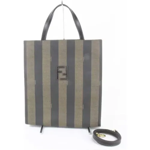 Pre-owned Canvas schultertasche - Fendi Vintage - Modalova