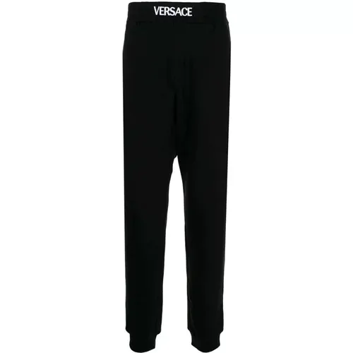 Logo Waistband Track Pants , male, Sizes: XL - Versace - Modalova