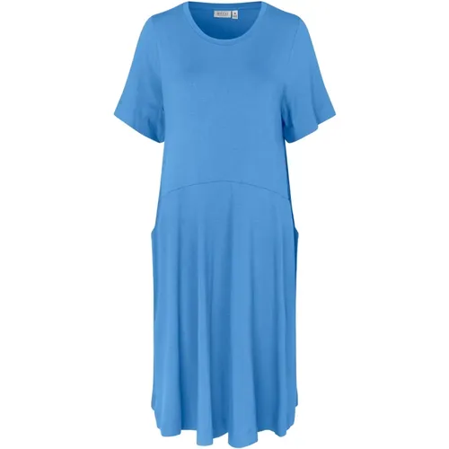 Jersey Dress with Pockets , female, Sizes: XL, 2XL, M, S, L - Masai - Modalova