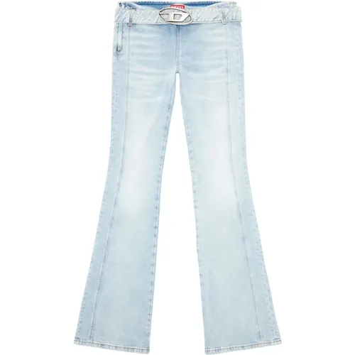 Bootcut and Flare Jeans - D-Ebbybelt , female, Sizes: W27, W28, W26, W25 - Diesel - Modalova