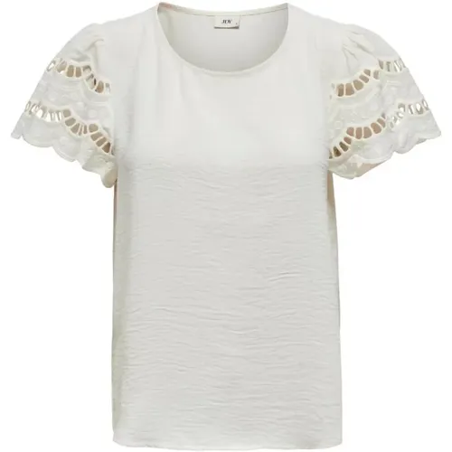 Lace T-Shirt Spring/Summer Collection , female, Sizes: XS, S, M - Jacqueline de Yong - Modalova