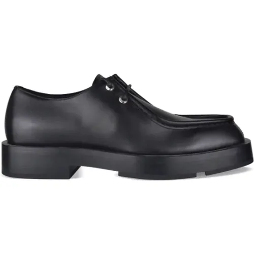 Schwarze Lederschuhe mit quadratischer Spitze , Herren, Größe: 43 1/2 EU - Givenchy - Modalova