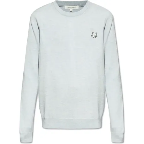 Sweater with logo , male, Sizes: XL, L, M - Maison Kitsuné - Modalova