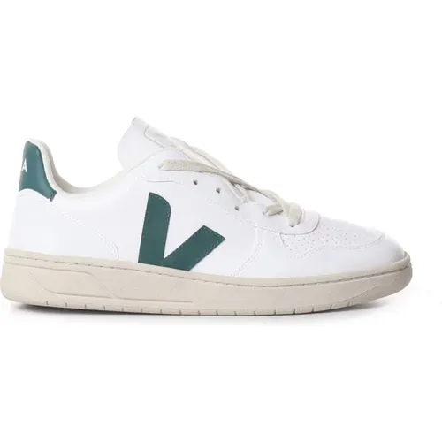 Logo Sneakers with Perforated Detail , male, Sizes: 11 UK - Veja - Modalova