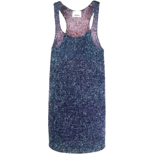 Windy Dress Purple Metallic Thread , female, Sizes: XS - Isabel marant - Modalova