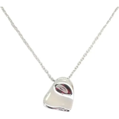 Pre-owned Silver necklaces , female, Sizes: ONE SIZE - Tiffany & Co. Pre-owned - Modalova