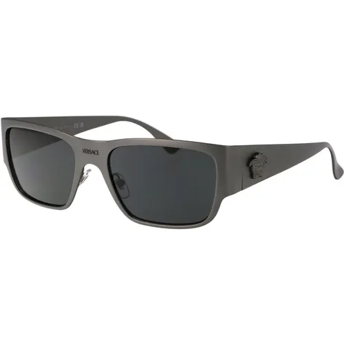 Stylische Sonnenbrille 0Ve2262 , Herren, Größe: 56 MM - Versace - Modalova