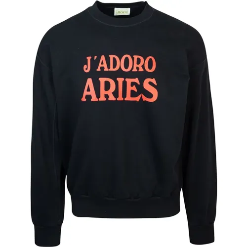 Sweater with Jadoro Graphic , male, Sizes: S, M, L - Aries - Modalova
