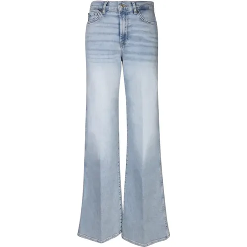 Womens Clothing Jeans Ss24 , female, Sizes: W28, W27 - 7 For All Mankind - Modalova