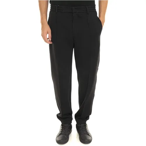 Elastische Taille Baumwollhose mit Taschen , Herren, Größe: L - Emporio Armani - Modalova