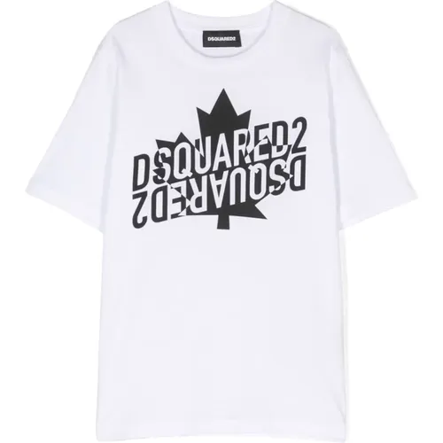 Casual Baumwoll T-Shirt Dq100 - Dsquared2 - Modalova
