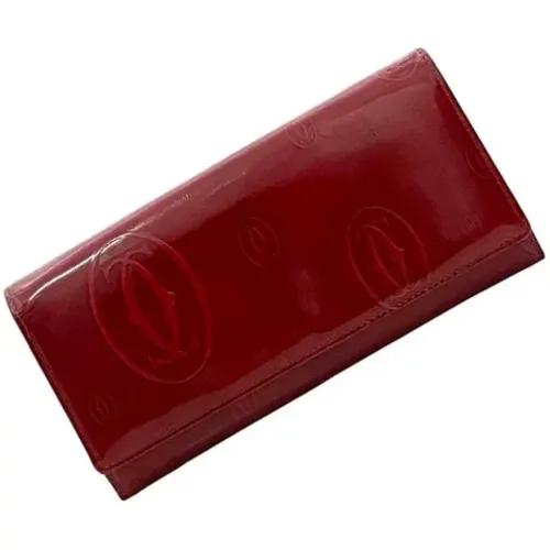 Pre-owned Leather wallets , female, Sizes: ONE SIZE - Cartier Vintage - Modalova