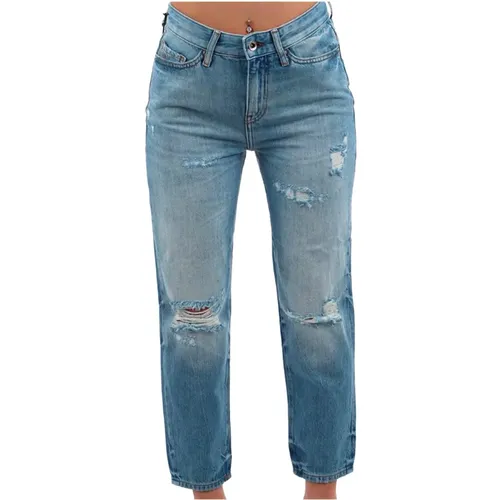 Klassische 5-Pocket-Jeans , Damen, Größe: W29 - Armani Exchange - Modalova