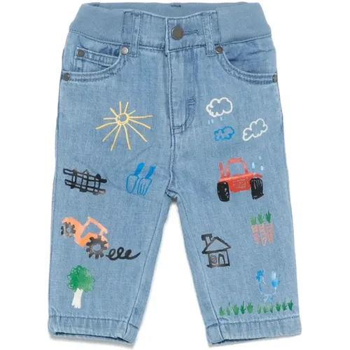 Kinder Blaue Denim Spielplatz Hose - Stella Mccartney - Modalova