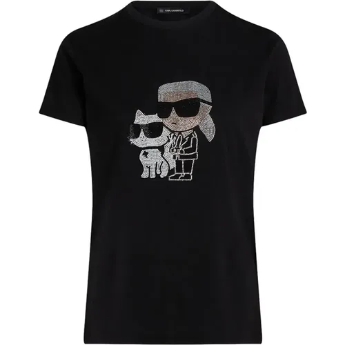 T-shirt Frau , Damen, Größe: XS - Karl Lagerfeld - Modalova