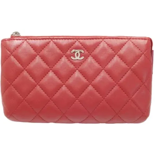Pre-owned Leather clutches , female, Sizes: ONE SIZE - Chanel Vintage - Modalova