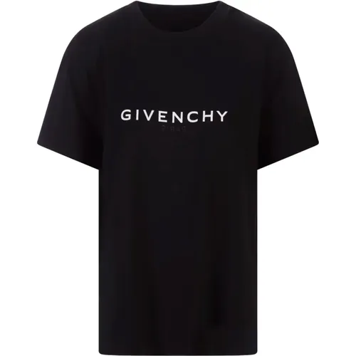 T-shirt with 4G logo , female, Sizes: M, S - Givenchy - Modalova