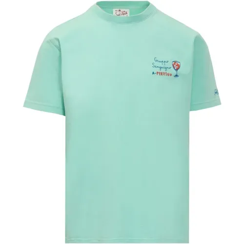 T-shirts and Polos Portofino00696F , male, Sizes: S - MC2 Saint Barth - Modalova