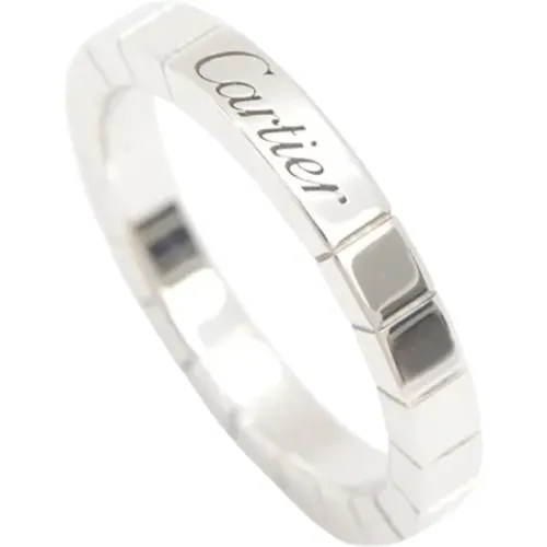 Pre-owned Metal rings , female, Sizes: ONE SIZE - Cartier Vintage - Modalova