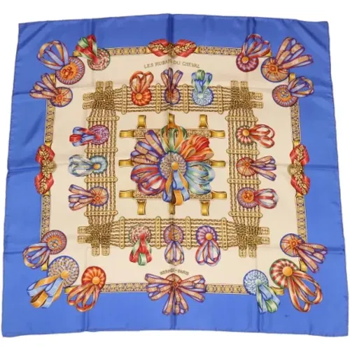 Pre-owned Silk scarves , female, Sizes: ONE SIZE - Hermès Vintage - Modalova