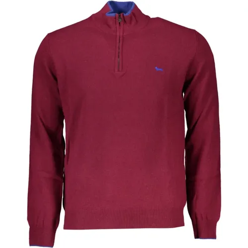 Half-Zip Profile Turtleneck , male, Sizes: 2XL, M, XL, L - Harmont & Blaine - Modalova