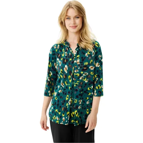 Maracol Bluse 3/4 Ärmel Grün , Damen, Größe: 2XL - IN FRONT - Modalova