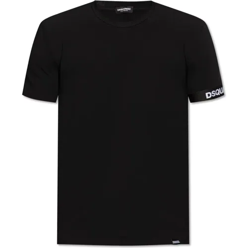 T-Shirt aus der 'Underwear' Kollektion , Herren, Größe: M - Dsquared2 - Modalova