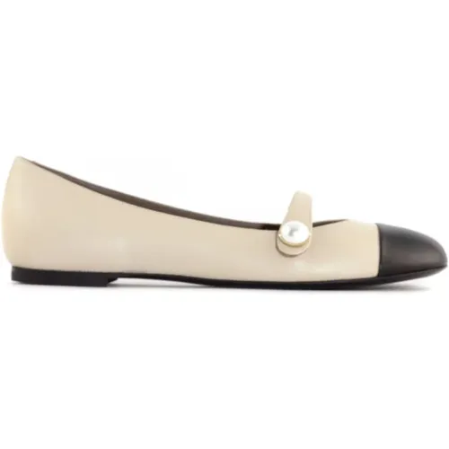 Leather Ballerina Shoes , female, Sizes: 4 UK - Roberto Festa - Modalova