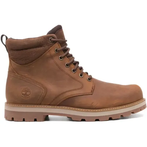 Nubuck Leather Lace-Up Boots , male, Sizes: 9 UK, 9 1/2 UK, 6 UK, 11 UK, 7 UK, 6 1/2 UK, 10 UK - Timberland - Modalova