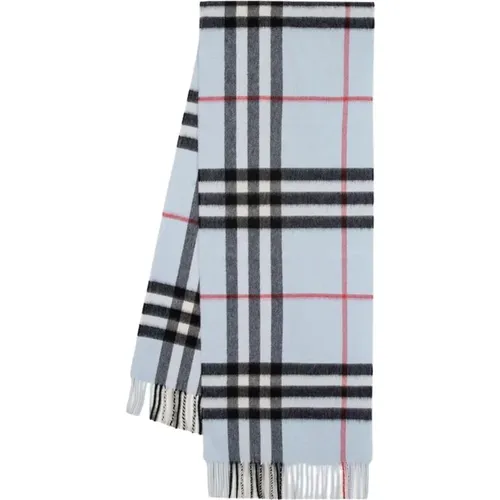 Cashmere Check Scarf , unisex, Sizes: ONE SIZE - Burberry - Modalova