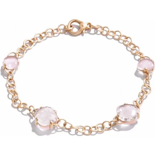 Rocca Quartz Rosa Bracelet - Capri Style , female, Sizes: 3XL - Pomellato - Modalova