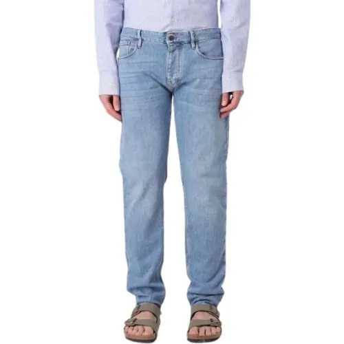 Gerades Jeans , Herren, Größe: W33 - Emporio Armani - Modalova