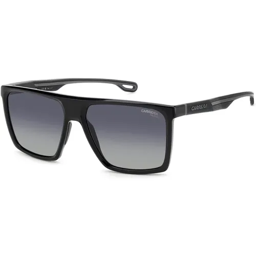 Schwarz/Grau Schattierte Sonnenbrille , Herren, Größe: 58 MM - Carrera - Modalova