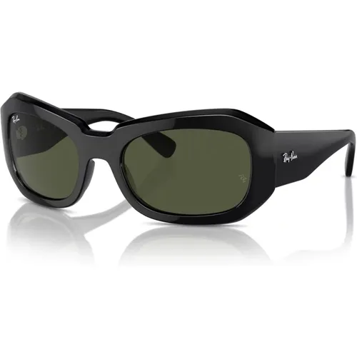 Beate Drifter Sunglasses Green Lens , unisex, Sizes: 56 MM - Ray-Ban - Modalova