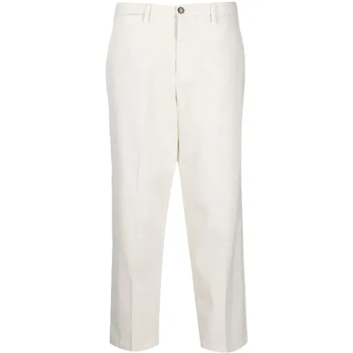 Cotton Blend Trousers , female, Sizes: XS, M, S - Briglia - Modalova