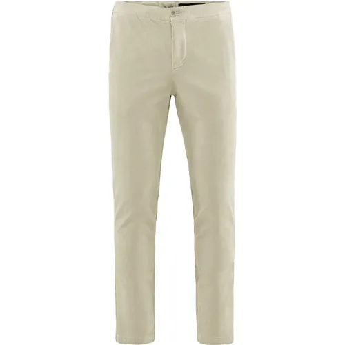 Velvet Chino Pants with Elastic Waistband , male, Sizes: W33, W36, W31, W38, W32, W29, W34, W30 - BomBoogie - Modalova