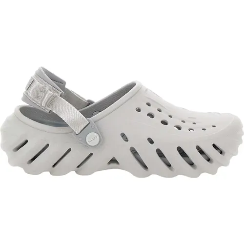Sandals Grey , male, Sizes: 4 UK - Crocs - Modalova