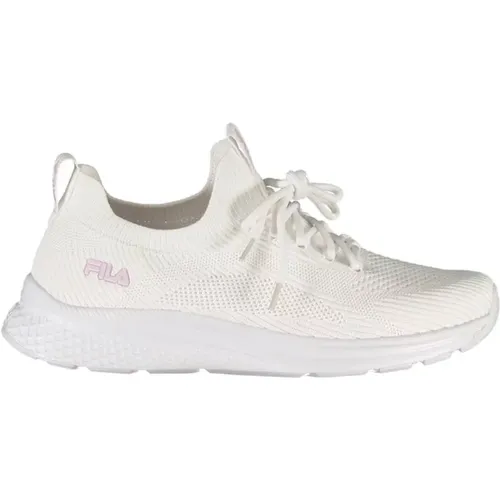 Elegante weie Run-It-Sneakers mit Rosenverzierung , Damen, Größe: 38 EU - Fila - Modalova