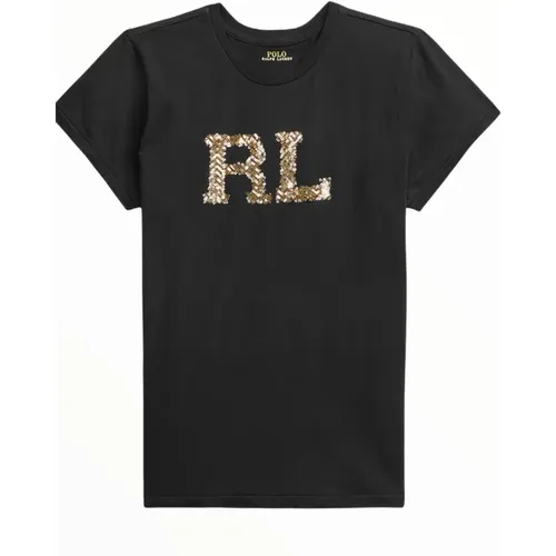 Stilvolle Damen-T-Shirts , Damen, Größe: M - Polo Ralph Lauren - Modalova