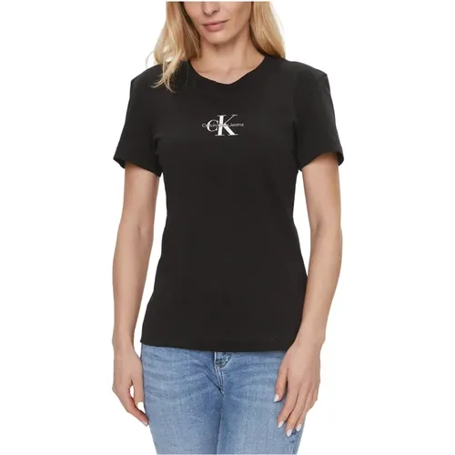 T-Shirts , Damen, Größe: S - Calvin Klein Jeans - Modalova