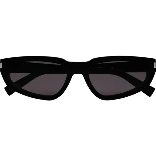 Cateye Acetate Sunglasses in , female, Sizes: 51 MM - Saint Laurent - Modalova